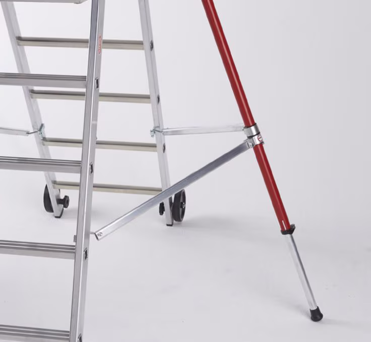 Rolguard Telescopic Work Platform 4 Rung With 3 Rung Extension Thumbnail 3